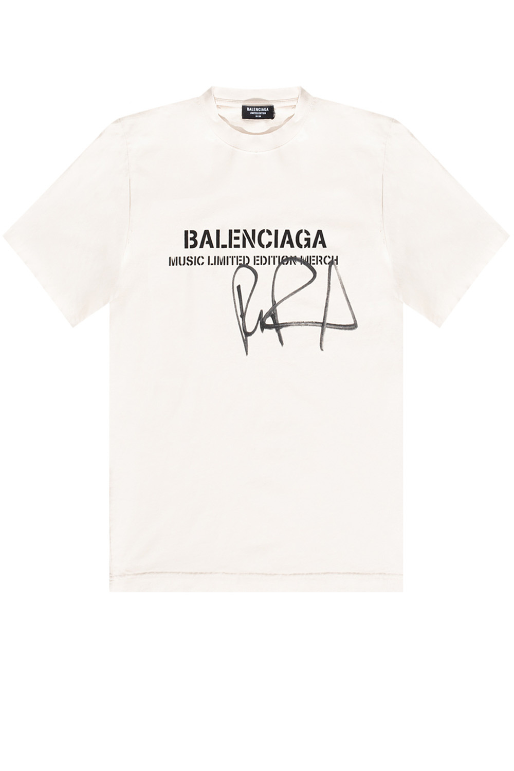 Balenciaga hot sale band tee